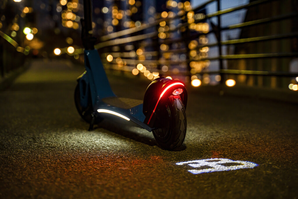 bugatti electric scooter light